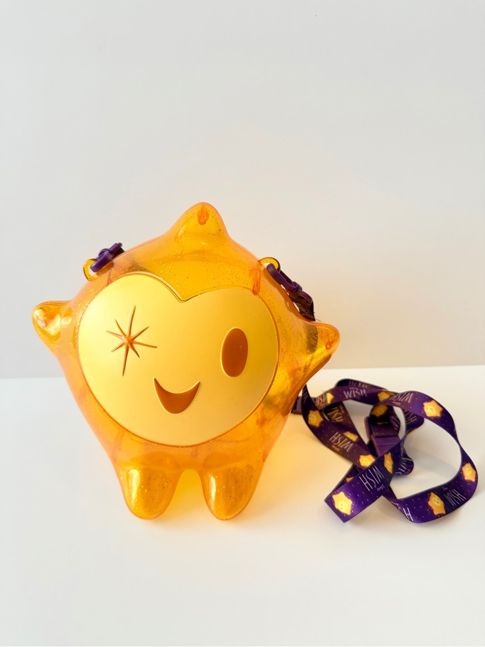 Disney Wish Star Popcorn Bucket 2023 Golden Link w/ Strap Disney Parks